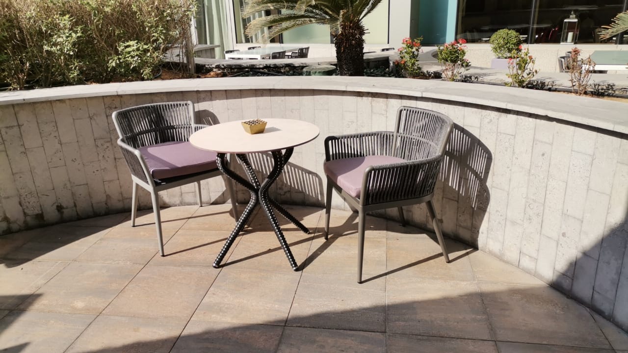 Outdoor cafe set - tables and chairs