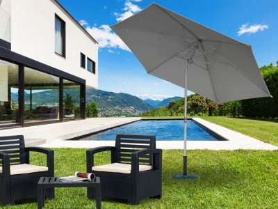 Outdoor umbrella fabric