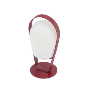 Bob Red Small High Loop Rechargeable LED Lamp