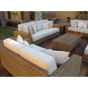 Ambar Tahiti Natural Rectangle Coffee Table