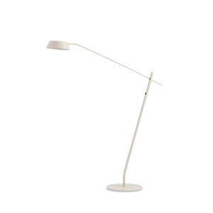 Sunny White Aluminium Solar Floor Lamp