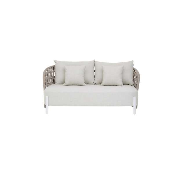 Wisconsin Alu&Rope Sofa 2 Seater Taupe