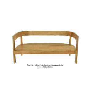 Lombardy Teak Wood Sofa Set 4 Seater - Frame only