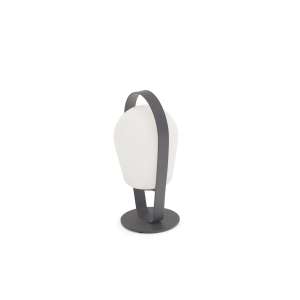 Bob Charcoal Small High Loop Rechargeable LED Lamp