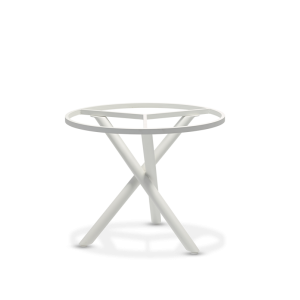 Mikado White Round Dining Table (without chairs)