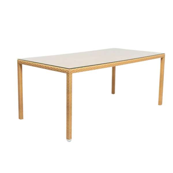 Ambar Nice Natural Rectangle Dining Table