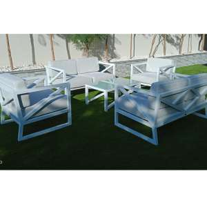 Ambar Venice White Coffee Table