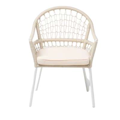 Ambar Sardinia White Armchair