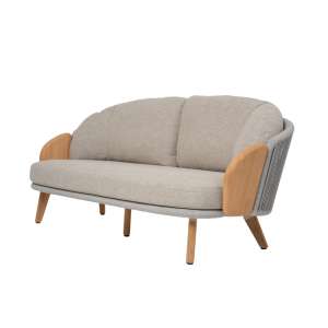 Lotus Mocha 2-Seater Sofa with Sand Rope