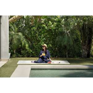 Java Outdoor Flat Weave Rug 54SQS Grey