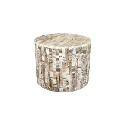 Antanani Onyx Cut Resin Round Coffee Table D51xH36cm