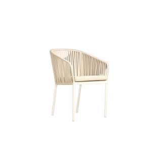 Ambar Corcega White Armchair
