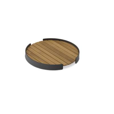 Bloom Tray Round Version Charcoal
