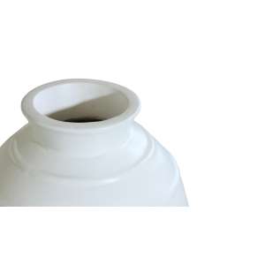 Kuqa Terracota Vase Dia34xH79cm White