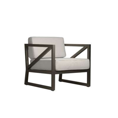 Ambar Venice Manganese 1-Seater Sofa