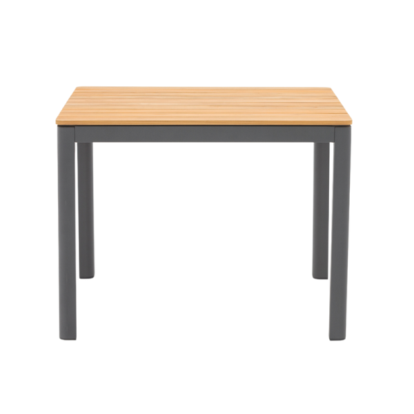 Pebble Charcoal Square Dining Table (without chairs)