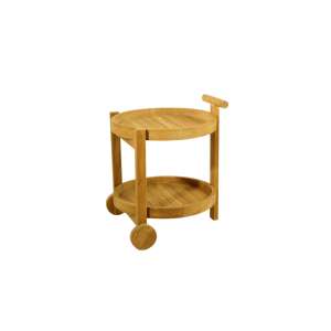 Livorno Teak Wood Trolley