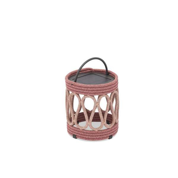Solar Powered Pink Rope Lamp Big Model 1