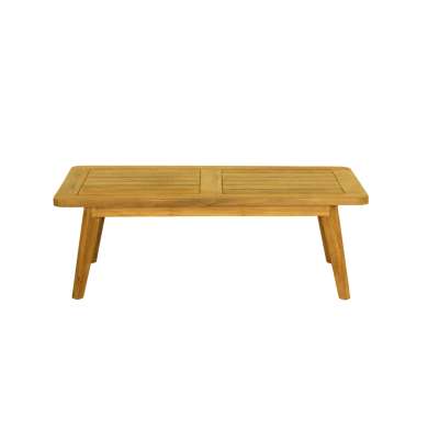 Lombardy Teak Wood Coffee Table Rectangular 110cm