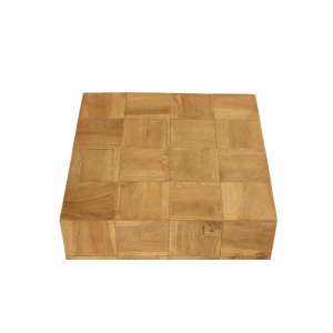 Plasta Recycled Teak Wood Side Table 45x50cm