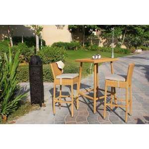 Ambar Nice Natural Square Bar Table