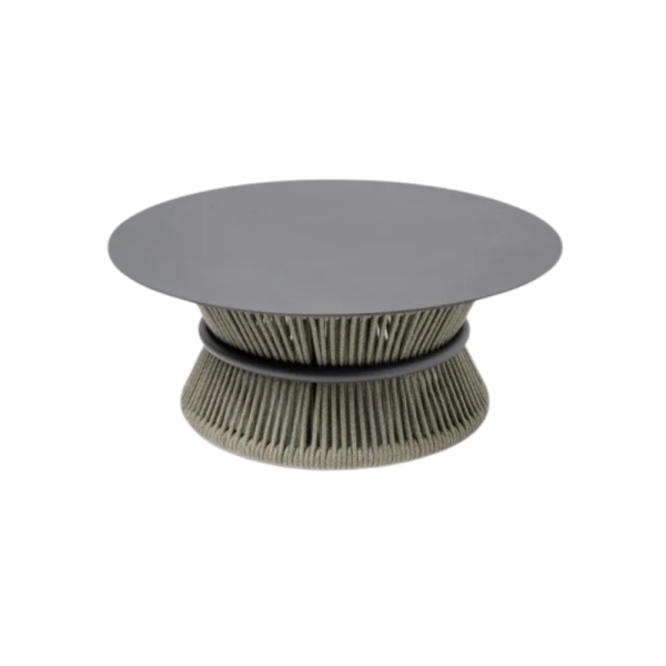June Charcoal Round Coffee Table