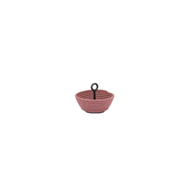 Small Decorative Rope Bowl Pink