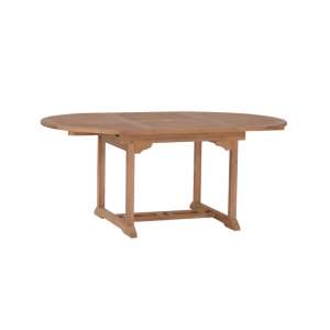 Savana Teak Wood Extendable Dining Table Round 120/180cm