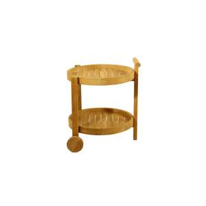 Livorno Teak Wood Trolley