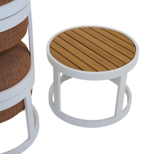 Totem Terracotta Set Of 5 Stools