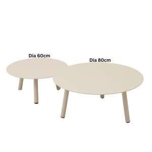 Harbour Coffee Table Mocha 60 cm Diameter