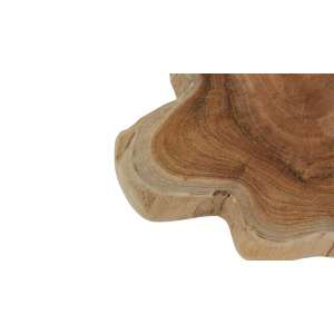 Kemba Teak Root Hand Carved Decorative Plate Irregular Shape