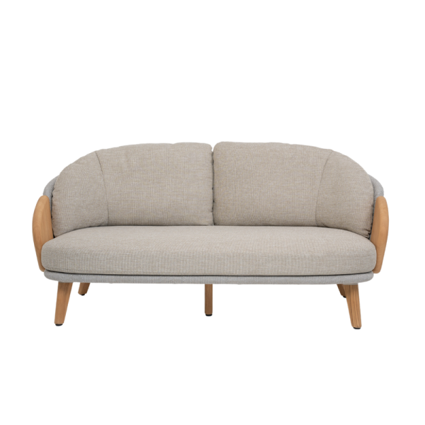 Lotus Mocha 2-Seater Sofa with Sand Rope