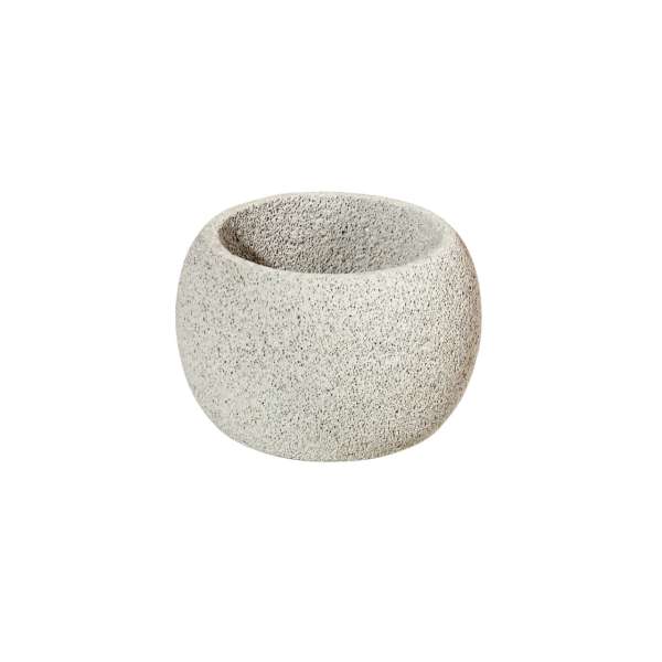 Jadegre Sandstone Vase Dia15xH10cm Assorted