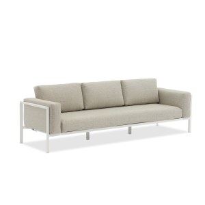 Reef White 3-Seater Sofa