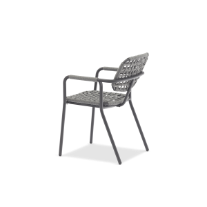 Aosta Grey Dining Armchair