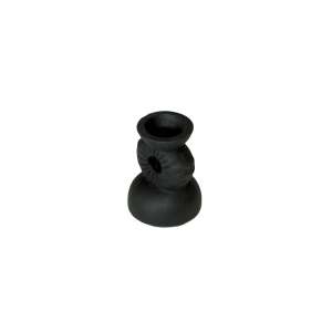 Balongi Terracotta Candle Holder Dia12xH16cm Black