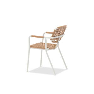 Aosta Terracotta Dining Armchair