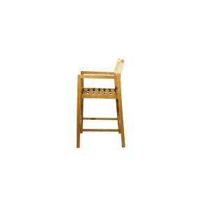 Bologna Teak Wood&Rope Bar Chair