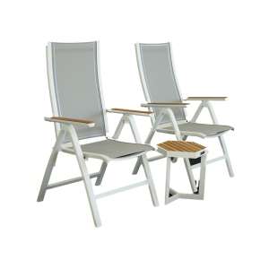 Como White Balcony Set