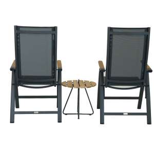 Como Charcoal Balcony Set