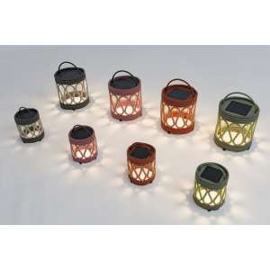 Solar Powered Terracotta Rope Lamp Big Model 1