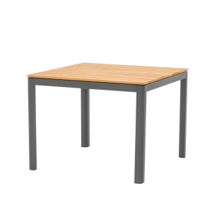 Pebble Charcoal Square Dining Table (without chairs)