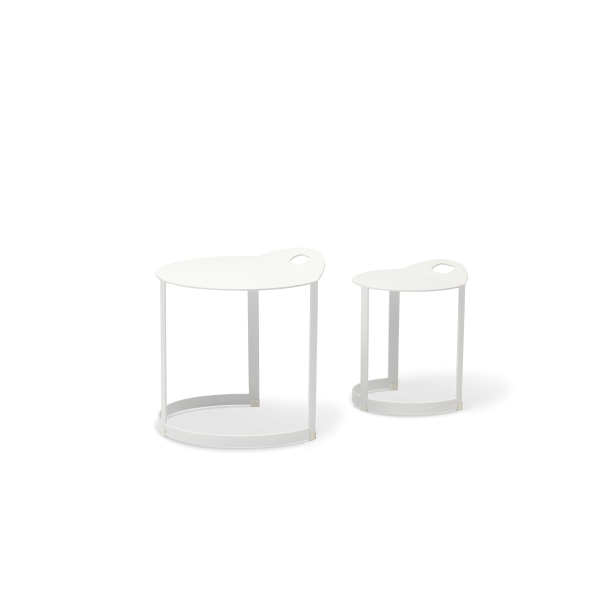 Dos White Coffee Table Set