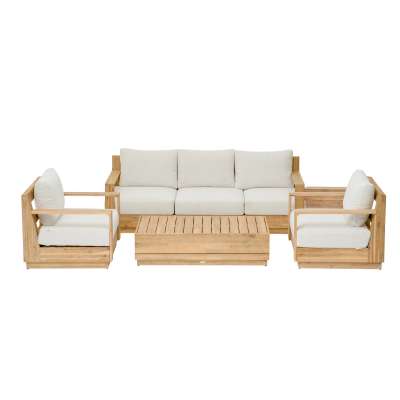 Siena 5-Seater Acacia Wood Sofa Set