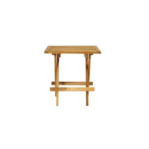 Assens Teak Wood Foldable Square Side Table 50cm
