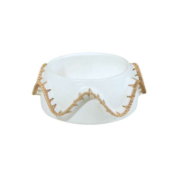 Raahe Terracota Vase Dia32xH13cm White