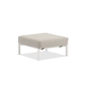 Reef 1-seater Sofa with Footrest White