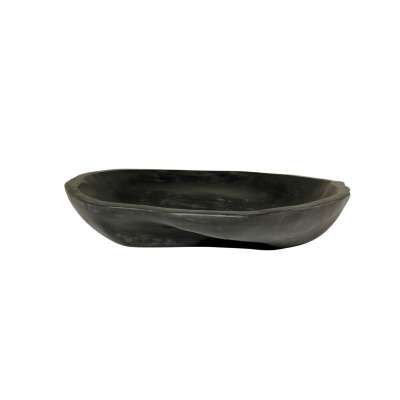 Retraga Teak Root Hand Carved Decorative Bowl 49x42cm Solid Black