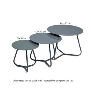 SARD - CORC - DUB AUX TABLE BLUE DIA 40